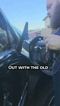Replacing a busted passenger mirror on a 2012 cadillac escalade #shorts #automobile