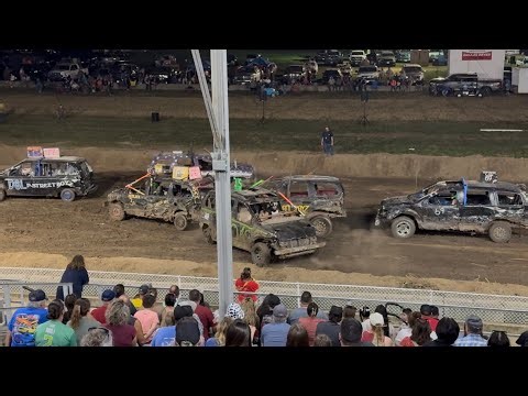 10-4-25 Decatur Fall Demo Derby Mini Vans and SUVs