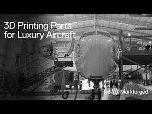 Upgrading Luxury Aircraft with Markforged 3D Printing | Spectrum Networks & ALOFT AeroArchitects