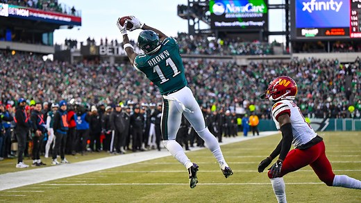 If you watch these A.J. Brown highlights 40 times, it will be the end of the work day 😉 For more highlights, visit PhiladelphiaEagles.com | Philadelphia Eagles