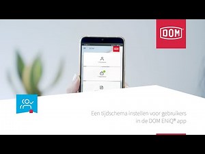Tijdschema instellen voor gebruikers - ENiQ® App