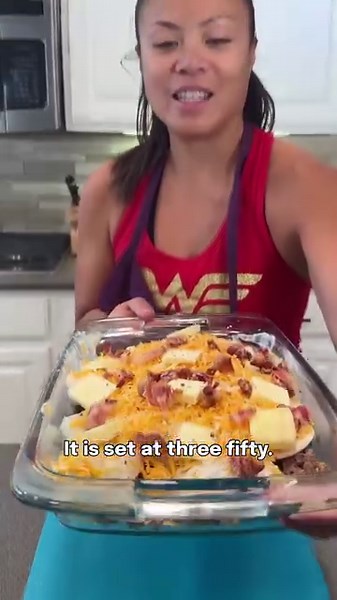 Easy beef and cheese pierogi casserole for a cozy dinner