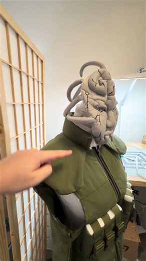 Upgraded Kakashi’s Vest… and Fixed the Pockets 👀#cosplay #naruto #handmade #diycosplay