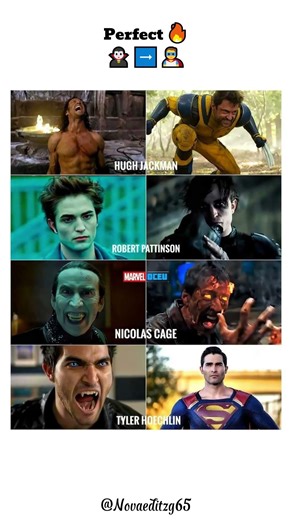 From Vampire to Superhero 🧛‍♂️➡️🦸‍♂️ Hollywood Transformations
