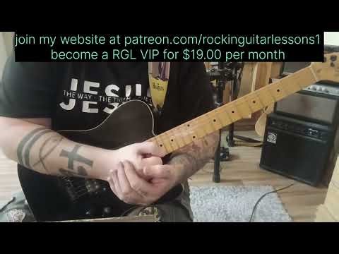 80s HARD ROCK GUITAR LESSON - KIX - Cold Blood