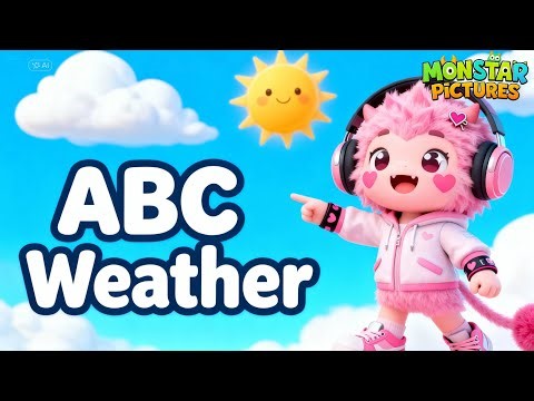 ABC Weather Song | Learn Seasons & Alphabet with Cute Monsters