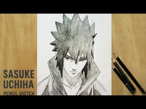 Sasuke Uchiha Pencil Sketch | Full Shading & Line Art Tutorial