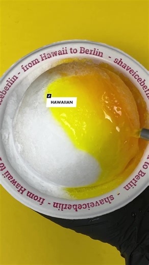 Delicious Hawaiian Shave Ice with Ice Cream