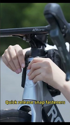Bike Bag Top Tube Bag Floating Installation Method Cycling Saddlebags Bicycle Pannier Bag ROCKBROS
