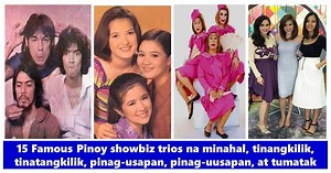 15 Famous and most followed Pinoy celeb trios sa Philippine entertainment