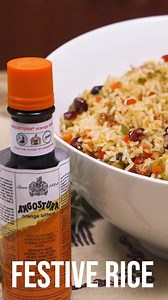 Make your Christmas meal unforgettable with this amazing festive rice recipe which features a combination of herbs, spices, aromatics and Angostura Orange Bitters to create an absolutely mouthwatering medley of flavors! Angostura aromatic bitters #cooking #recipe | Eatahfood