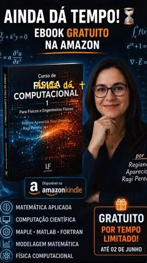 Curso de Física Computacional 1 GRATUITO | Maple, MATLAB, Fortran e Modelagem Matemática