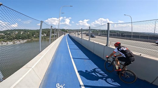 Bumpy ride for bikes on the Mario Cuomo Bridge shared use path