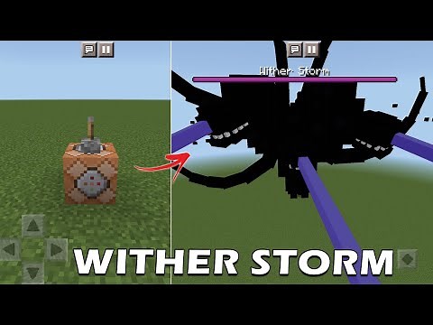 How to Summon WITHER STORM Minecraft PE (COMMAND BLOCK)