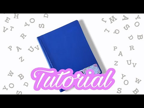 Tutorial on how to recycle sewn notebooks