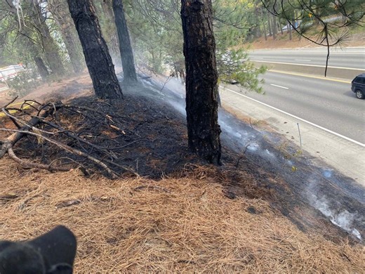 CAL FIRE responds to vegetation fire near Colfax
