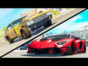 Cheap vs Expensive Car - Beamng drive