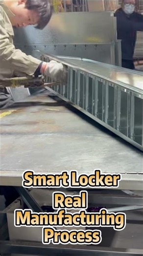 How Smart Lockers Are Made | Factory Footage#smartlocker #oemodm #smartsolution
