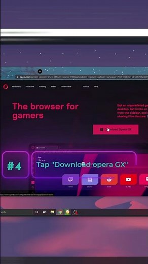 How to install Opera GX in your PC #shorts