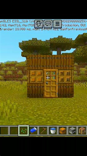 Minecraft If A Starter Base Is Built In 43 Sec... 🤯 (World's Smallest Violin) #minecraft #shorts