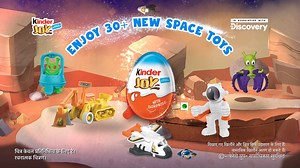 The red planet awaits its new adventurers: your little one! 🤗 A Mars rover from Kinder and Discovery Channel and a lot of imagination is all it takes to land them in an unknown planet full of Joy. 🌕 #KinderJoy #SpaceExplorers #Applaydu #Discovery #DiscoveryChannel #Kinder #MarsRover | Kinder