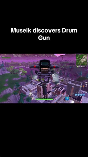 Muselk discovers Drum Gun — Fortnite nostalgia Chapter 1