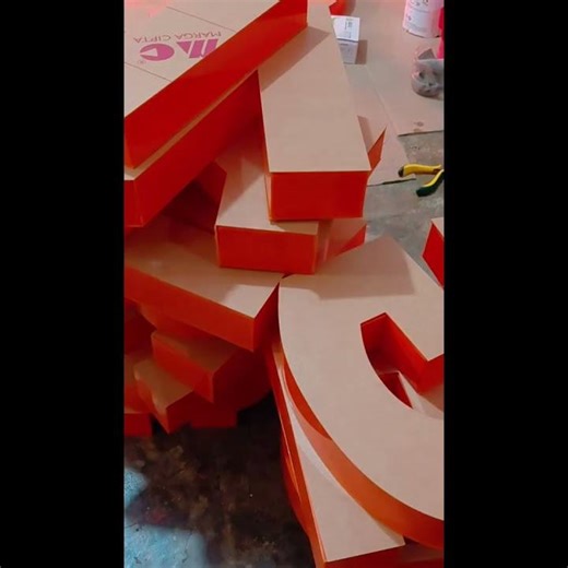 letter 3D 60 cm ful Led laser cutting engrave Lintas Cahaya Kreasi Desa Dasan Lekong