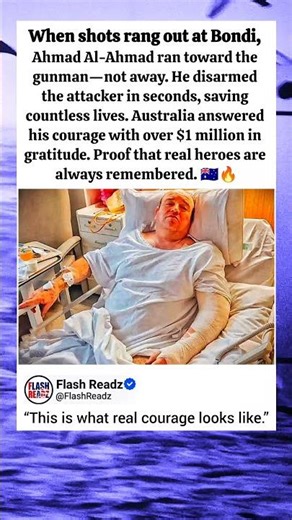 He Ran Toward the Gunfire at Bondi🇦🇺❤️