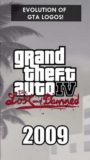 evolution of gta logos
