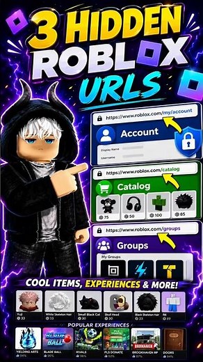 3 Hidden Roblox Website URLs You Need to Know! 🤯 Secret Roblox Pages That Are Actually Useful