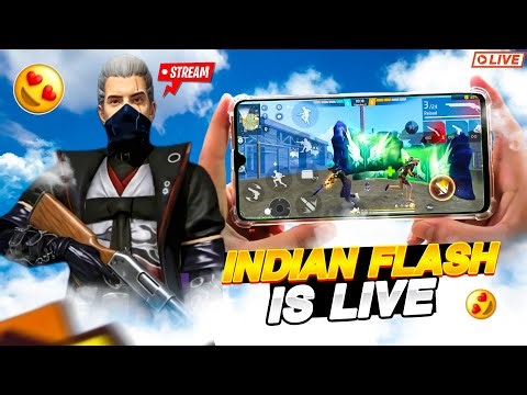 Free Fire Handcam 4 V 4 Custom Gameplay🔥 Indian Flash Is Live 🛑