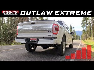 2021 Ford F-150 2.7L, 3.5L & 5.0L - Outlaw Extreme Exhaust System - 818118