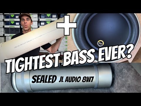 Most Bass for Your Small Space! SEALED DIY Bazooka Tube (JL 8W7)