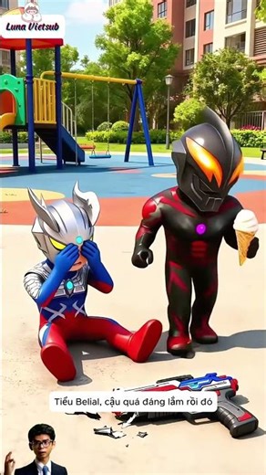 [ULTRAMAN] Little Zero Ultraman and his balance bike #funny #shorts #ultraman