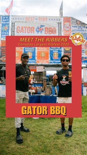Meet the Ribbers: 🐊 Gator BBQ! Since 1983, they’ve been serving up award-winning southern BBQ across Canada and the U.S.—and yes, they’ve got the trophies to prove it 🏆. Now a proud family-run team, the Smiths keep the tradition alive, slow-smoking ribs and BBQ that fans line up for year after year. Catch Gator BBQ at Canada’s Largest Ribfest and taste why Gator BBQ has been a ribfest staple for decades. 👉 Skip the wait with Skip the Line passes or enjoy the experience from the VIP Lounge pre