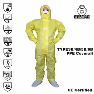 [Hot Item] 1PCS/Bag, 25PCS Per CTN Without Shoe Cover Chemical Protective Safety Suit Cloth