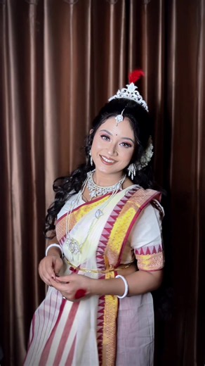 বৃদ্ধি লুক🌸 MUA:Radiance by rumpa(fb page) Sari:Fashion by borsha(fb page) jewellery: পটশৈলী(fb page) PC: @PicArt Photography #devi #Nirob #foryouシ #viral