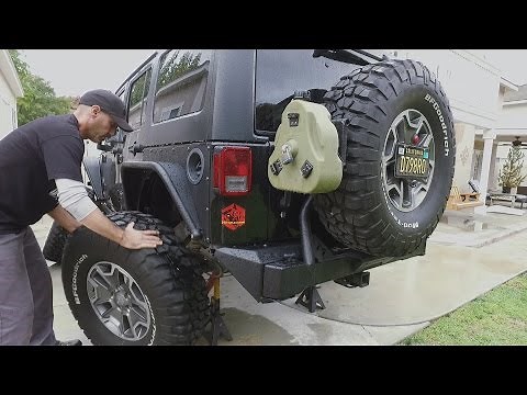 How to Rotate Your Spare Tire into Use on your Jeep Wrangler or 4x4