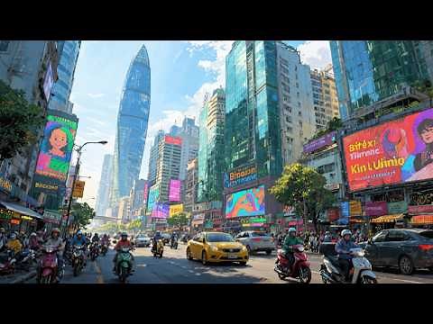 Ho Chi Minh City, Vietnam🇻🇳 A Modern City with Population of 10 Million (4K UHD)
