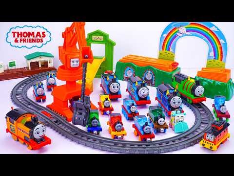 🚂💙 Thomas & Friends Track Toys Collection ASMR | Thomas & Friends TrackMaster Cassia Crane & Cargo