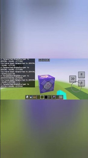 Minecraft tp command #minecraft