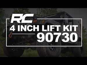 Installing Rough Country 4 inch Jeep Wrangler lift kit 90730