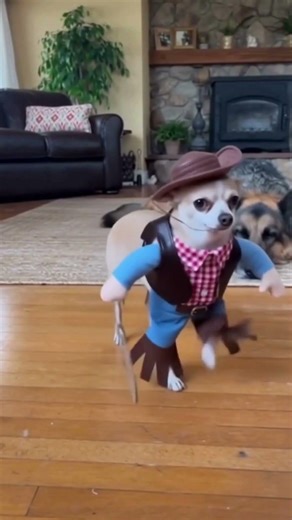 Cowboy Line Dancing vs German Shepherd Judgment 🤠😂