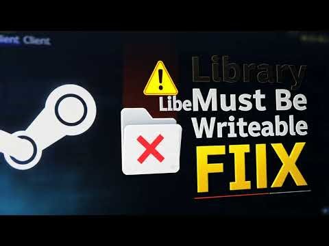 How to fix New Steam library folder must be writeable