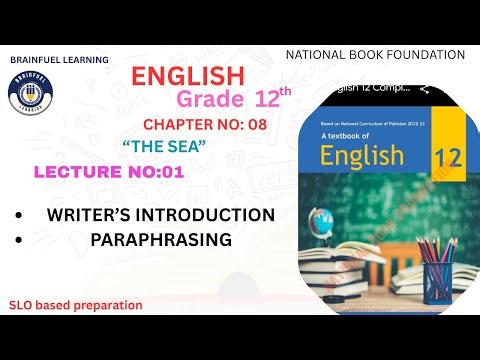 English 12TH| Chapter 8| Paraphrasing| FBISE| NBF
