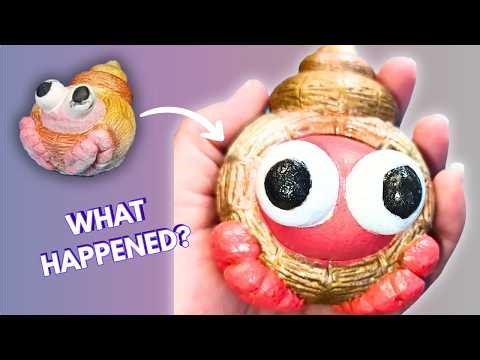DIY Casting Powder Crab Figurine