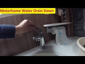 Motorhome Water Drain Down