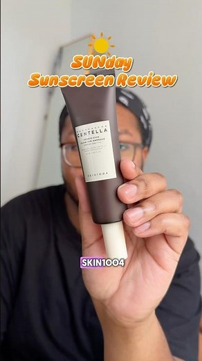SKIN1004 Madagascar Centella Probio-Cica Glow Sun Ampoule SPF 50+ PA++++ Review #skincare