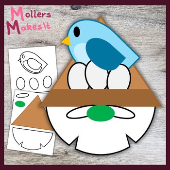 Bird Gnome Craft Template