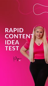 SAVE this breakdown for later ⬇️ Of my rapid content testing (RCT) method ♻️ Don’t forget to follow @theofficialkatya first! Let’s go ⬇️ The benefit of RCT is you won’t spend hours on a content idea that may flop. The idea is, “mini test” your idea, before you invest energy into developing it. 1️⃣ Facebook / Threads are my “thought” testing platforms. Any time I have a random thought, I share it in the moment. On Facebook, you can turn on auto-post to Threads (as long as your post has less than 